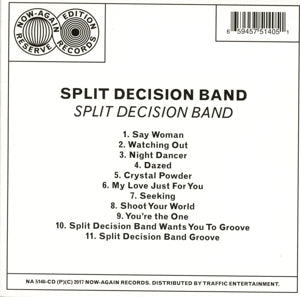 Split Decision Band – Split Decision Band | 0659457514051 | extra productbeeld
