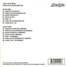 Lightmen Plus One – Free As You Wanna Be | 0659457515027 | extra productbeeld