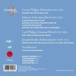 Podger, Rachel – Bach, Bach & De Boismortier: Duologues | 0723385495260 | extra productbeeld