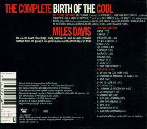 Davis, Miles – The Complete Birth of the Cool | 0724349455023 | extra productbeeld