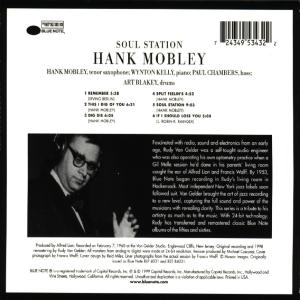 Mobley, Hank – Soul Station | 0724349534322 | extra productbeeld