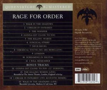 Queensryche – Rage For Order | 0724358106923 | extra productbeeld