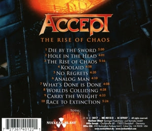 Accept – The Rise of Chaos | 0727361401221 | extra productbeeld