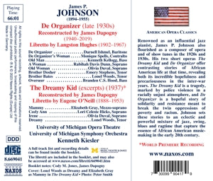 University of Michigan Op – Johnson: the Organizer - the Dreamy Kid (Excerpts) | 0730099904179 | extra productbeeld