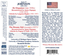 University of Michigan Op – Johnson: the Organizer - the Dreamy Kid (Excerpts) | 0730099904179 | extra productbeeld