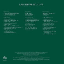 Siffre, Labi – 1972-1973 | 0740155749637 | extra productbeeld