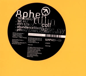Aphex Twin – Collapse Ep | 0801061942328 | extra productbeeld