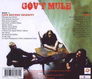 Gov't Mule – Life Before Insanity/Dose | 0805772605824 | extra productbeeld