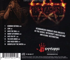Testament – Live At Dynamo Open Air 1997 | 0810555021272 | extra productbeeld