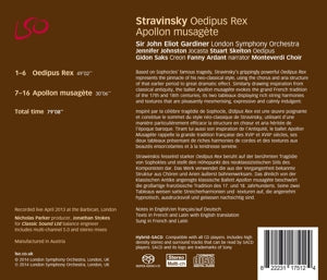 Stravinsky, Igor – Oedipus Rex - Apollon Musagete | 0822231175124 | extra productbeeld