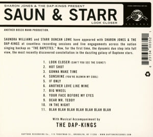 Saun & Starr – Look Closer | 0823134003521 | extra productbeeld