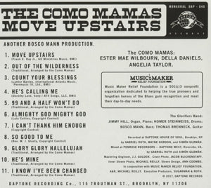 Como Mamas – Move Upstairs | 0823134004528 | extra productbeeld