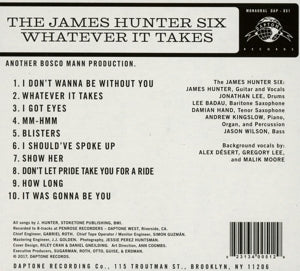 Hunter, James -Six- – Whatever It Takes | 0823134005129 | extra productbeeld