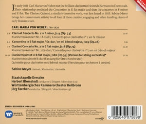 Weil, Bruno – Clarinet Concertos 1 & 2 | 0825646075898 | extra productbeeld