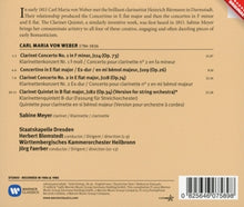Weil, Bruno – Clarinet Concertos 1 & 2 | 0825646075898 | extra productbeeld