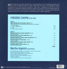 Argerich, Martha – Chopin: the Legendary 1965 Rec | 0825646372867 | extra productbeeld