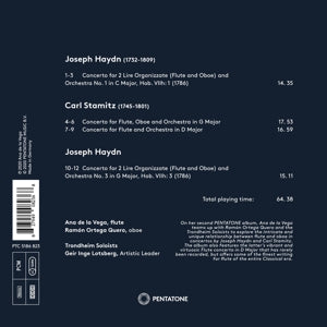 Vega, Ana De La – Haydn & Stamitz: Concertos For Flute, Oboe and Orchestr | 0827949082368 | extra productbeeld