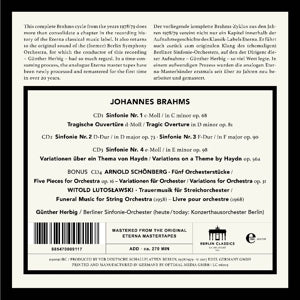Herbig, Gunther – Brahms: Complete Symphonies | 0885470009117 | extra productbeeld