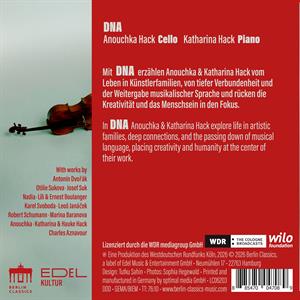 Hack, Anouchka & Katharina Hack – Dna | 0885470047089 | extra productbeeld
