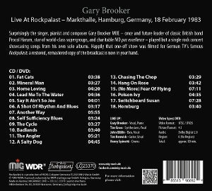 Brooker, Gary – Live At Rockpalast 1983 | 0885513906922 | extra productbeeld