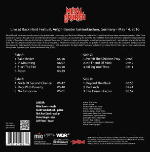 Metal Church – Live At Rock Hard 2016 | 0885513910813 | extra productbeeld