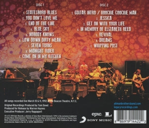 Allman Brothers Band, the – Play All Night: Live At the Beacon Theatre 1992 | 0886919144222 | extra productbeeld