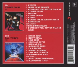Judas Priest – Stained Class/Ram It Down | 0887654423825 | extra productbeeld