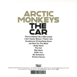 Arctic Monkeys – Car | 0887828045525 | extra productbeeld