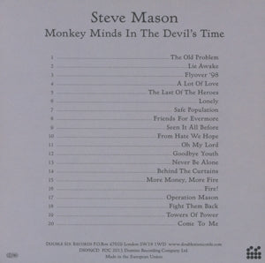 Mason, Steve – Monkey Minds In the Devil's Time | 0887832006925 | extra productbeeld