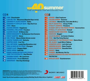 Various – Top 40 - Summer | 0889853640324 | extra productbeeld