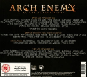 Arch Enemy – As the Stages Burn! | 0889854149024 | extra productbeeld