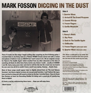 Fosson, Mark – Digging In the Dust | 0894807002714 | extra productbeeld