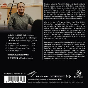 Ensemble Resonanz & Riccardo Minasi – Beethoven: Symphony No. 3 Eroica | 3149020957387 | extra productbeeld