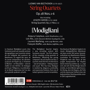 Quatuor Modigliani – Beethoven: the Complete String Quartets Vol. 1 | 3149020977149 | extra productbeeld
