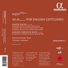 Kammerorchester Basel – Haydn 2032, Vol. 20: For English Gentlemen | 3701624511022 | extra productbeeld