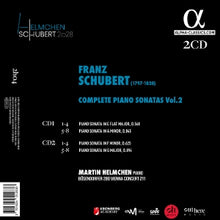Helmchen, Martin – Schubert: Piano Sonatas, Vol. 2 | 3701624512838 | extra productbeeld