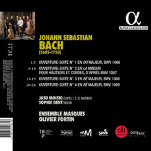 Ensemble Masques – Bach: Ouvertures-Suites | 3760014198328 | extra productbeeld