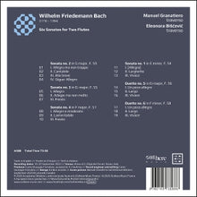 Granatiero, Manuel – W.F. Bach: Six Sonatas For Two Flutes | 3760195735886 | extra productbeeld