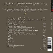 Ausonia – Bach: Musicalisches Opfer | 3760252670143 | extra productbeeld