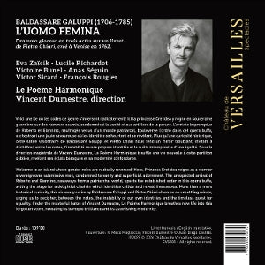 Le Poeme Harmonique – Galuppi: L'uomo Femina | 3760385430874 | extra productbeeld
