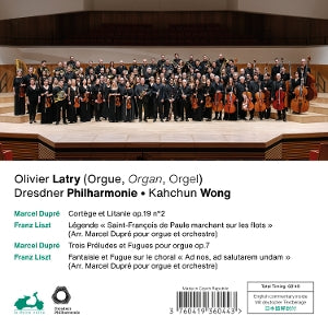Latry, Olivier – Dupre & Liszt | 3760419360443 | extra productbeeld