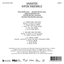 Katok Ensemble – Lekeu, Ravel & Leterme: Vivantes | 3770005527969 | extra productbeeld