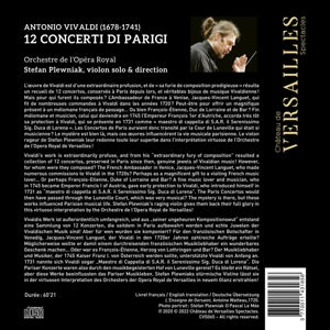 Plewniak, Stefan – Vivaldi: 12 Concerti Di Parigi | 3770011431656 | extra productbeeld