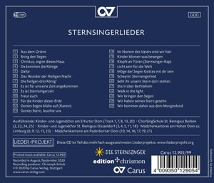 Chorsingschule St. Remigius Borken – Sternsingerlieder | 4009350129054 | extra productbeeld