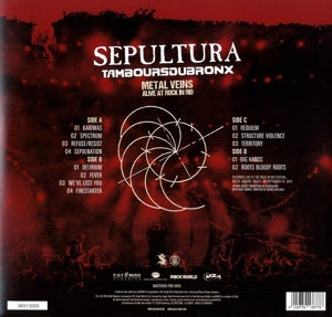 Sepultura With Les Tambours Du Bronx – Metal Vein (Alive At Rock In Rio) | 4029759138778 | extra productbeeld