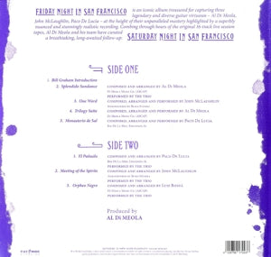 Al Di Meola, John McLaughlin and Paco De Lucia – Saturday Night In San Francisco | 4029759172437 | extra productbeeld