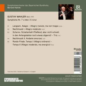 Haitink, Bernard – Mahler: Symphony No. 7 In E Minor | 4035719002096 | extra productbeeld