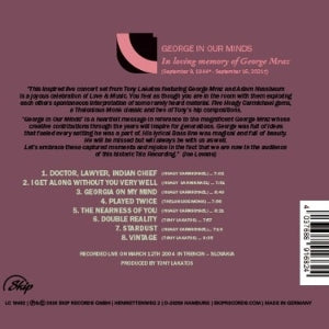 Lakatos, Tony – George In Our Minds | 4037688916824 | extra productbeeld