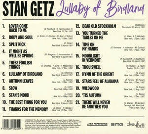 Getz, Stan – Lullaby of Birdland | 4050538422559 | extra productbeeld