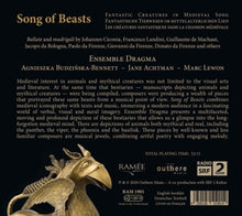 Ensemble Dragma – Song of Beasts | 4250128519014 | extra productbeeld